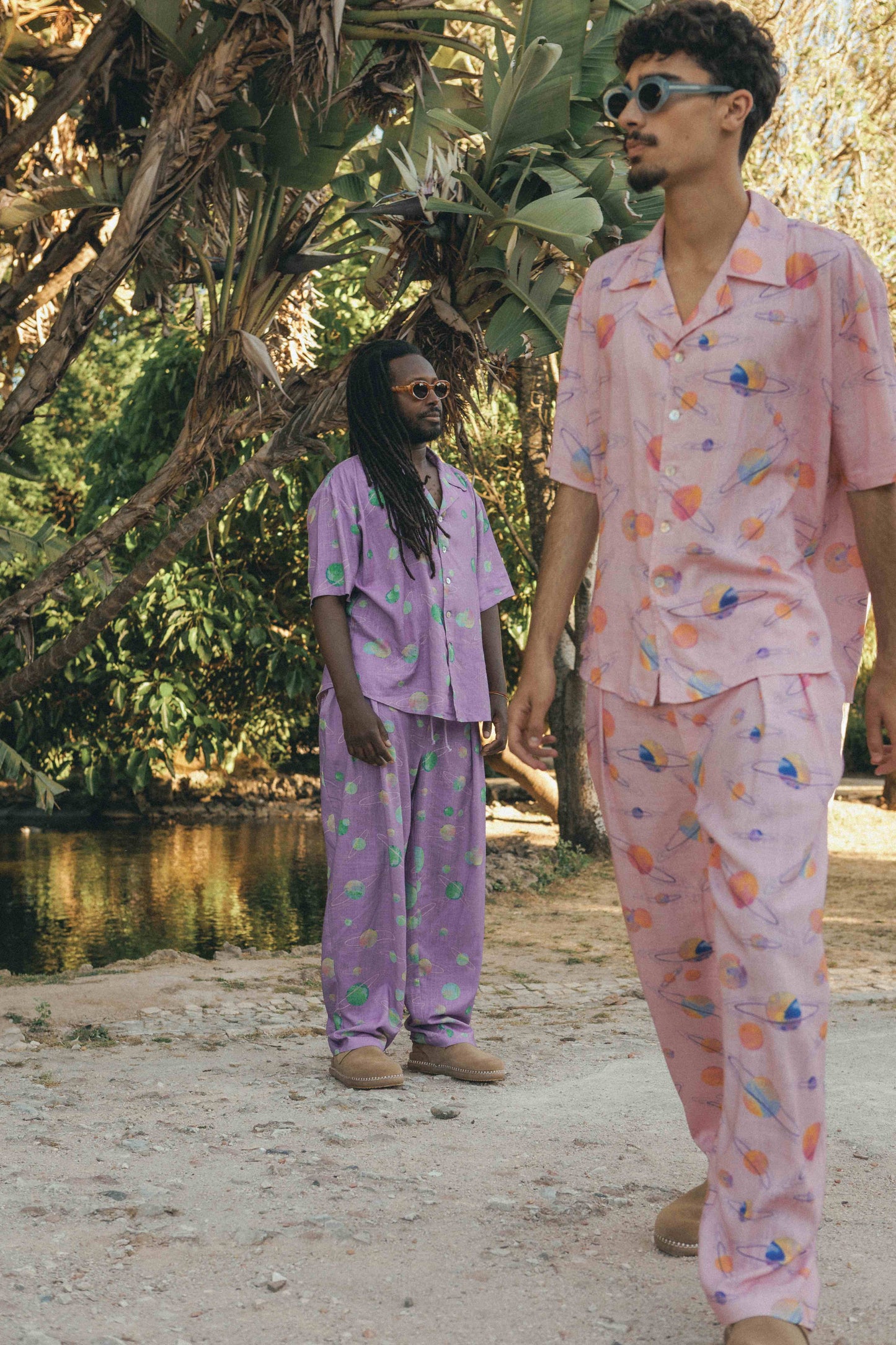 LOGE trousers - PINK VENUS ET SATURNE