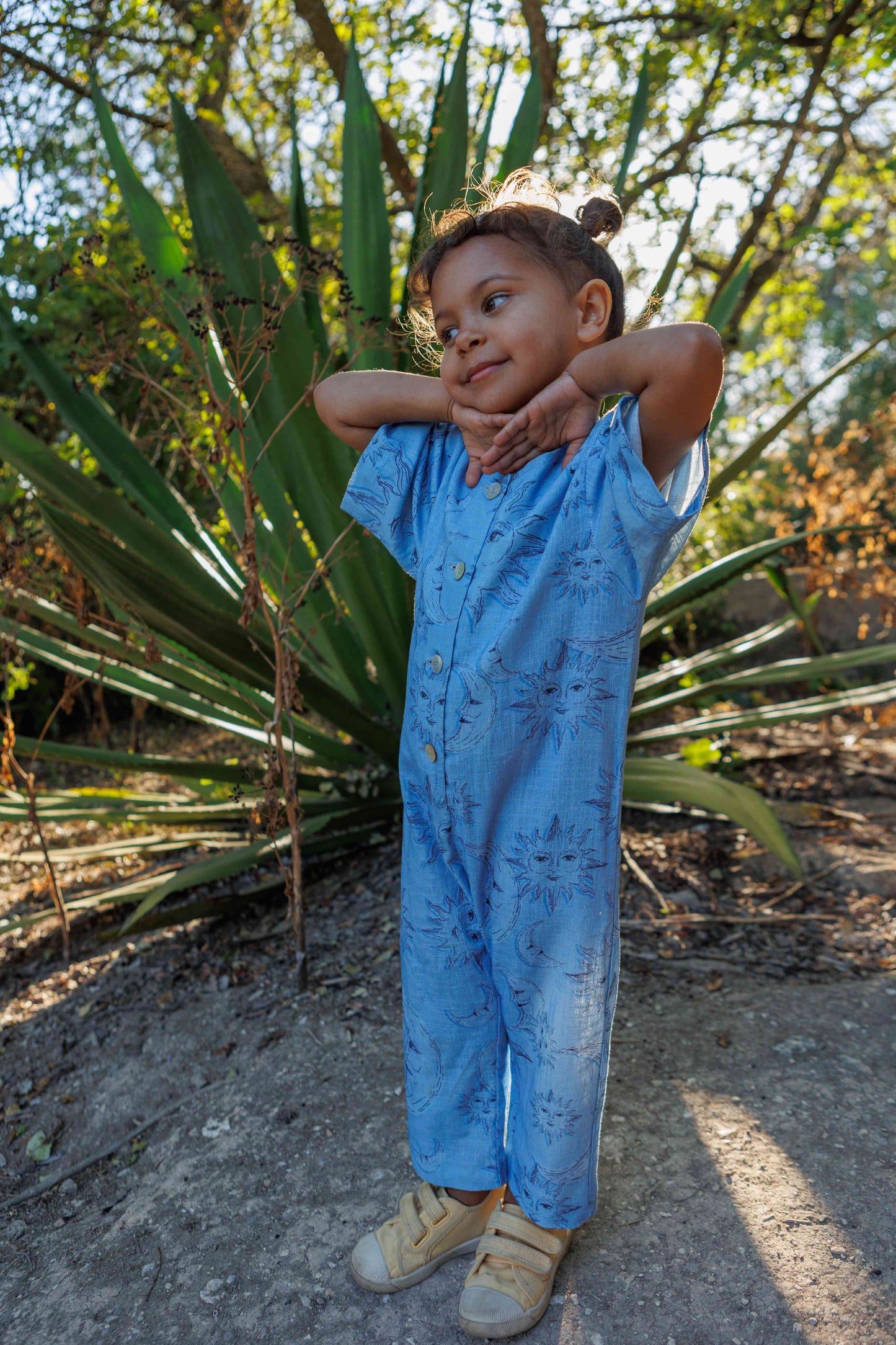 MIMAS jumpsuit - BLUE ECLIPSE