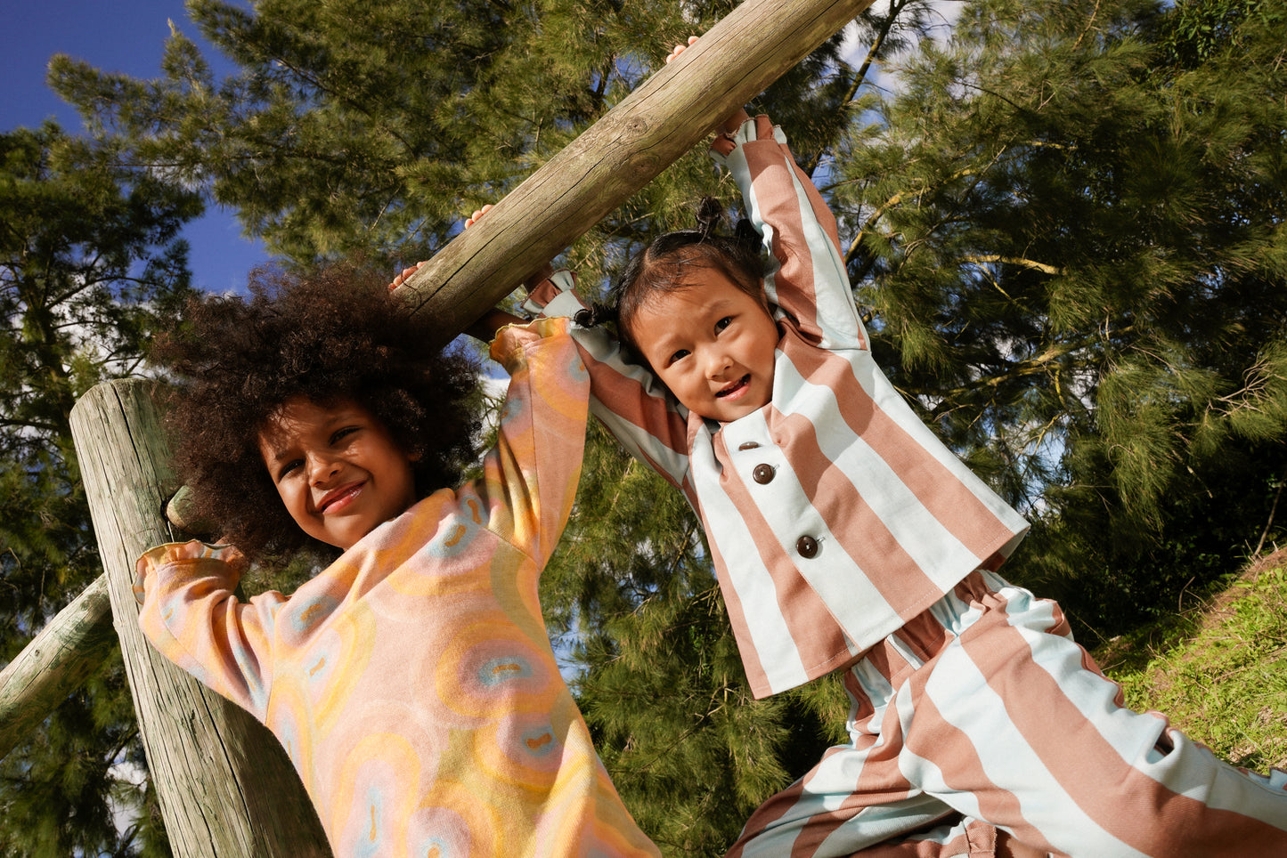 ENIF shirt long sleeve - BLUE ORBIT (kids)