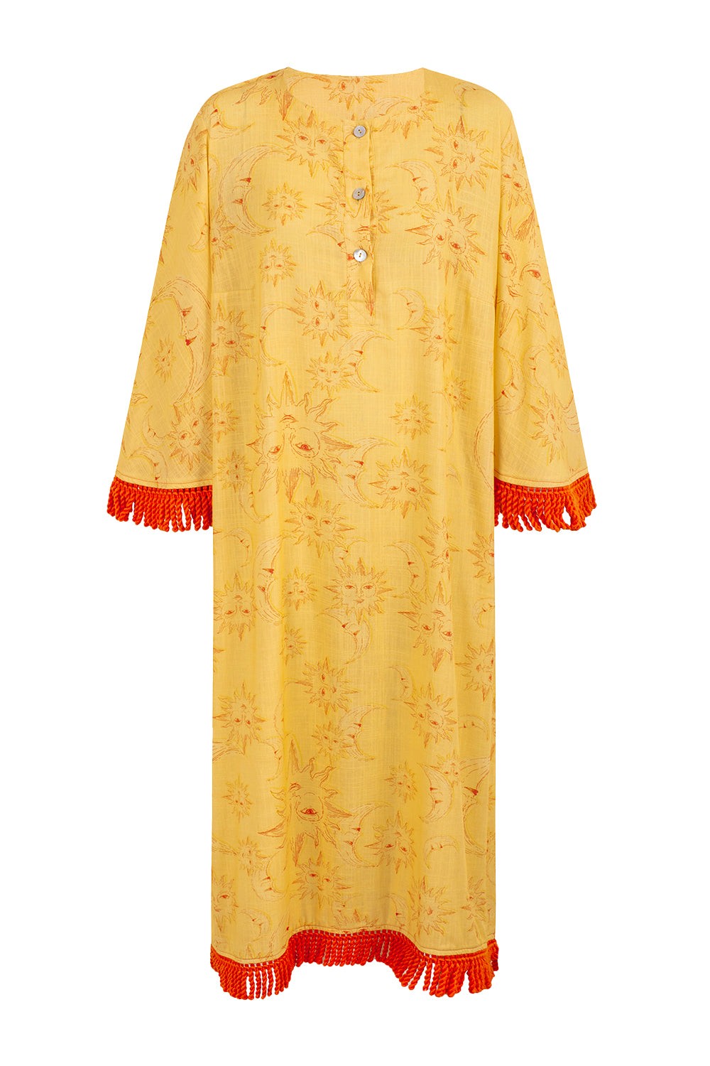 PAN maxi dress - YELLOW ECLIPSE