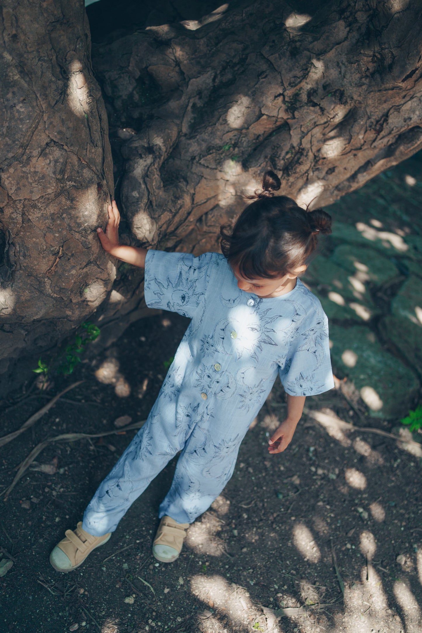 MIMAS jumpsuit - BLUE ECLIPSE