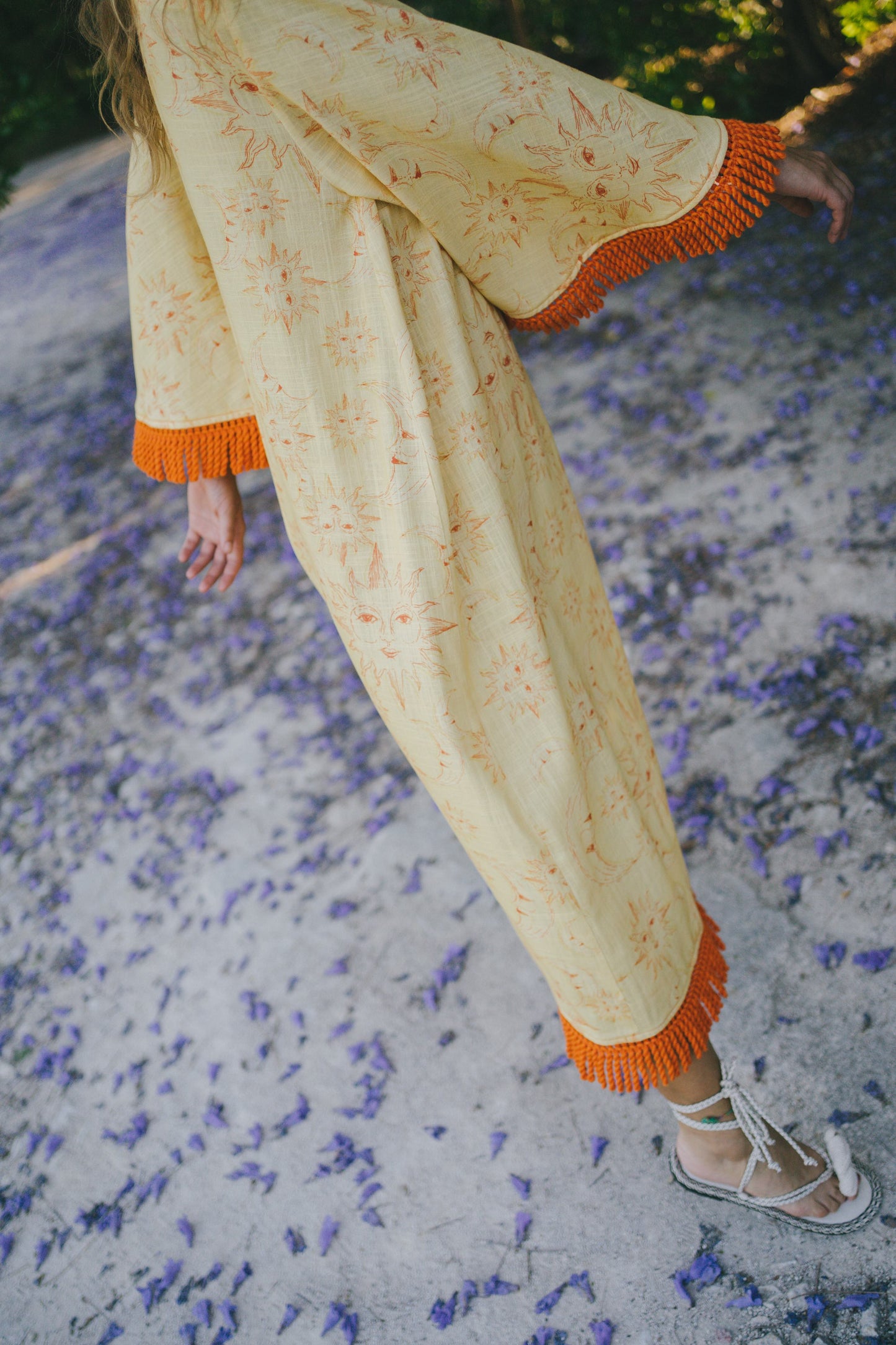 PAN maxi dress - YELLOW ECLIPSE