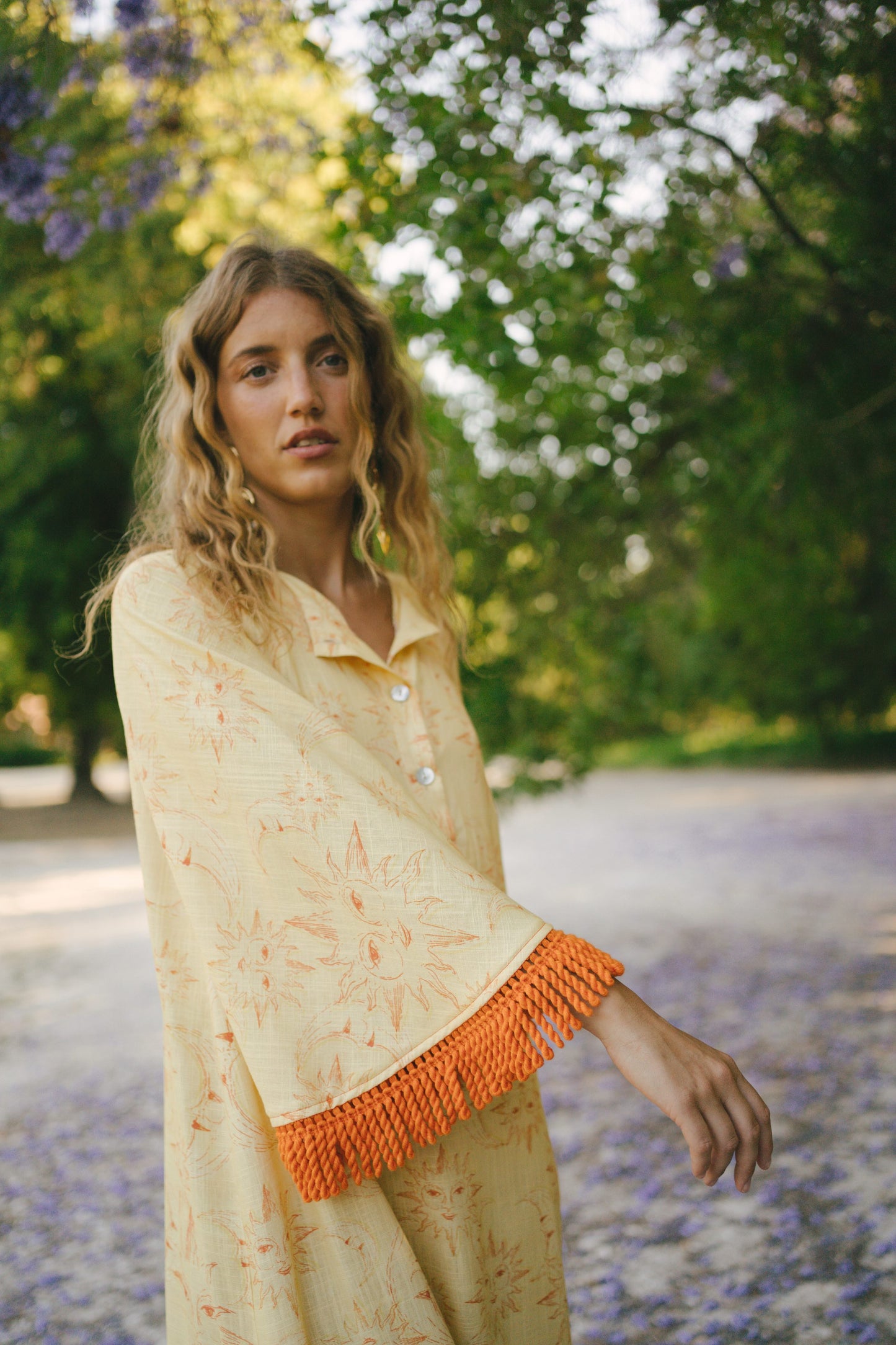 PAN maxi dress - YELLOW ECLIPSE