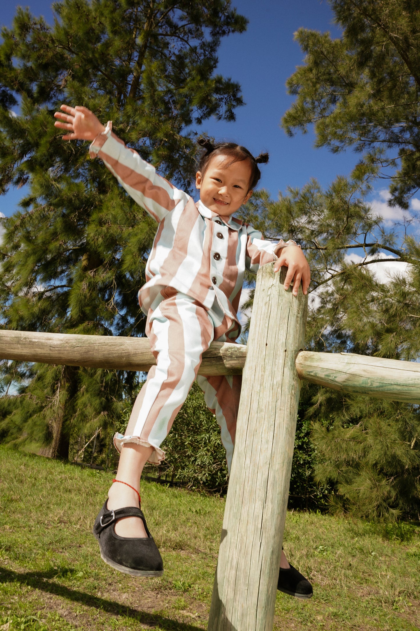 ENIF shirt long sleeve - BLUE ORBIT (kids)