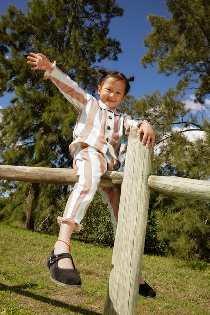 ENIF shirt long sleeve - BLUE ORBIT (kids)