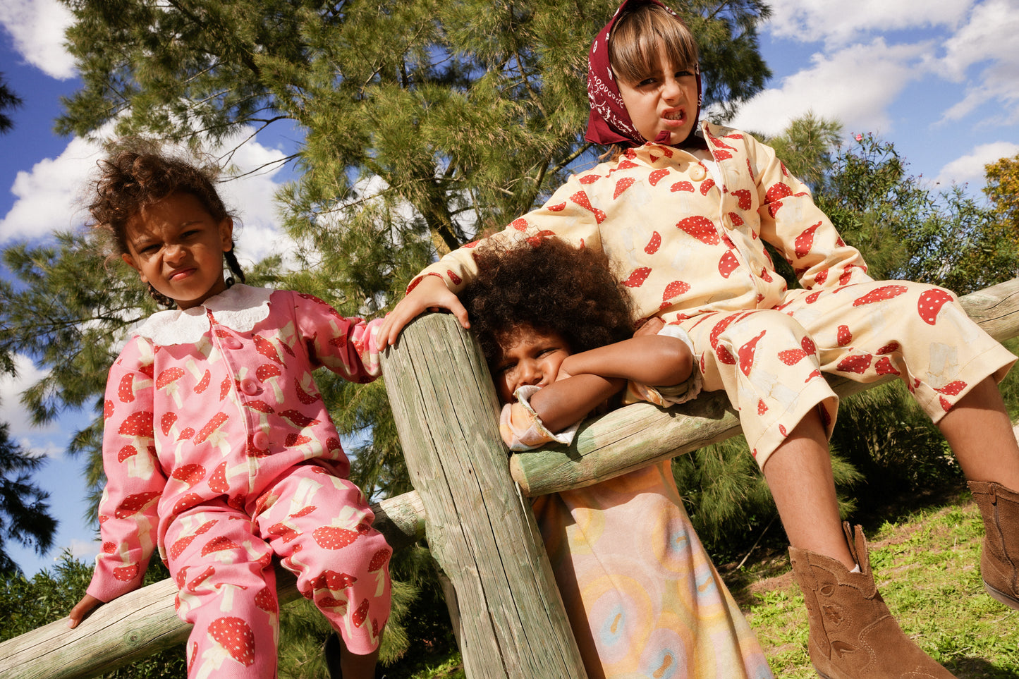 MIMAS jumpsuit long sleeve - YELLOW BOREAL (kids)