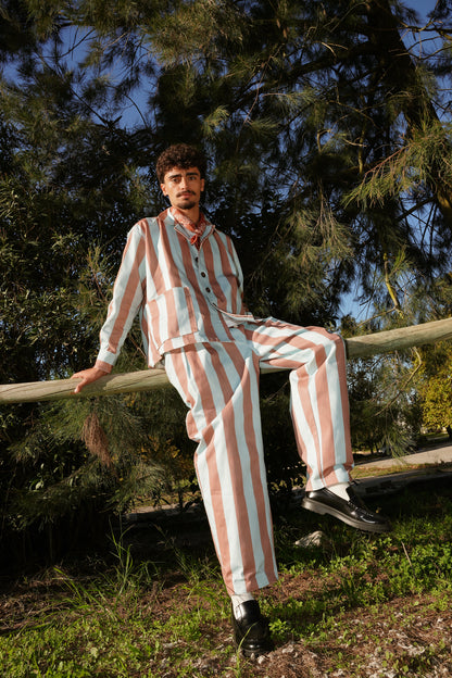 LOGE trousers - BLUE ORBIT