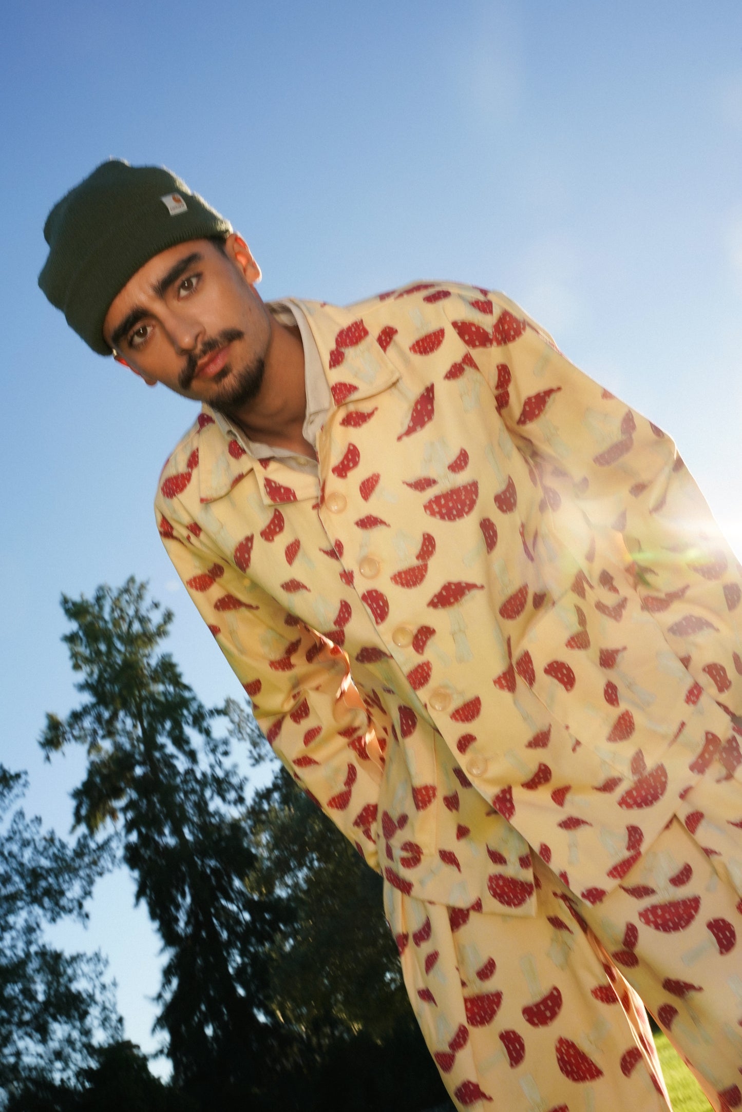 LOGE shirt long sleeve - YELLOW BOREAL