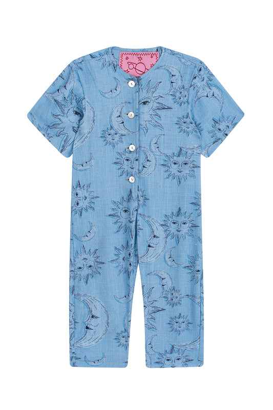 MIMAS jumpsuit - BLUE ECLIPSE