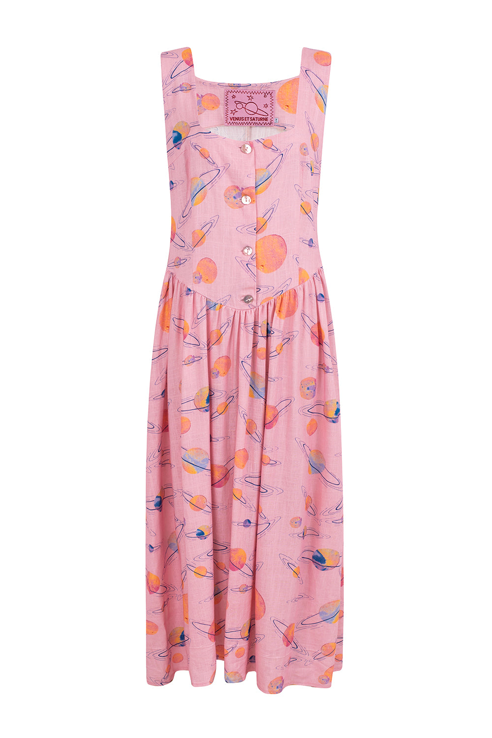 PALLENE maxi dress - PINK VENUS ET SATURNE