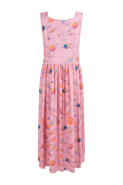 PALLENE maxi dress - PINK VENUS ET SATURNE