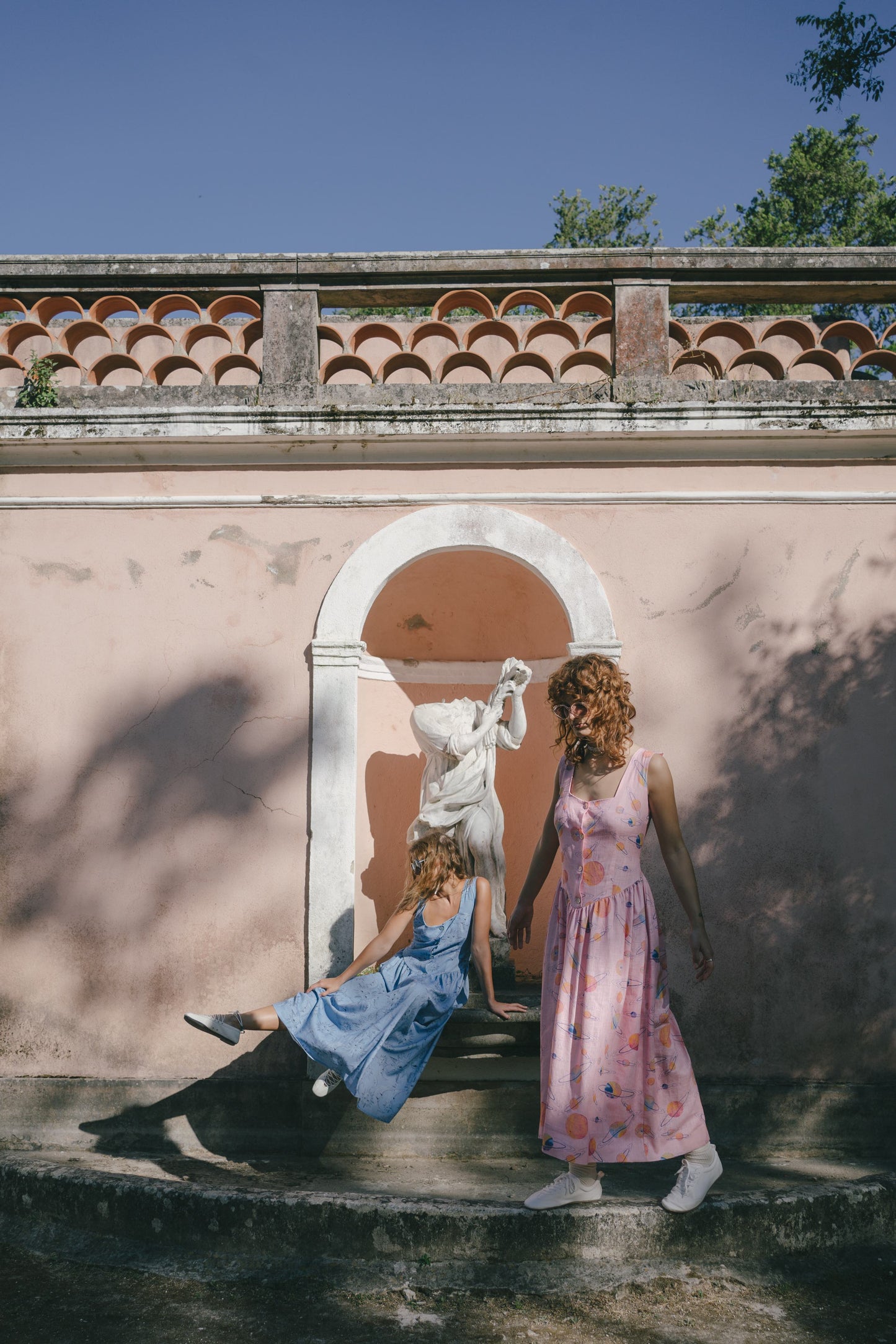 PALLENE maxi dress - PINK VENUS ET SATURNE