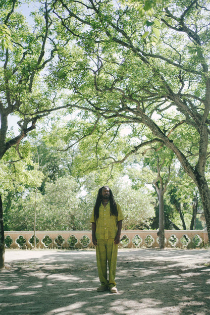 LOGE trousers - GREEN ECLIPSE