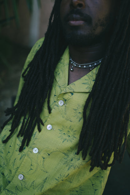 LOGE shirt - GREEN ECLIPSE
