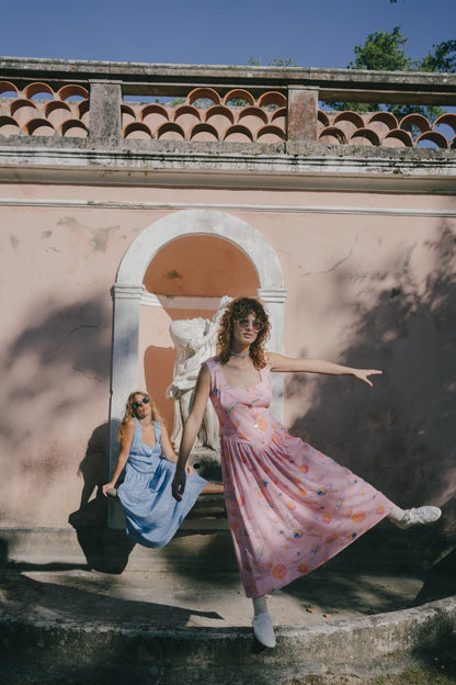 PALLENE maxi dress - PINK VENUS ET SATURNE