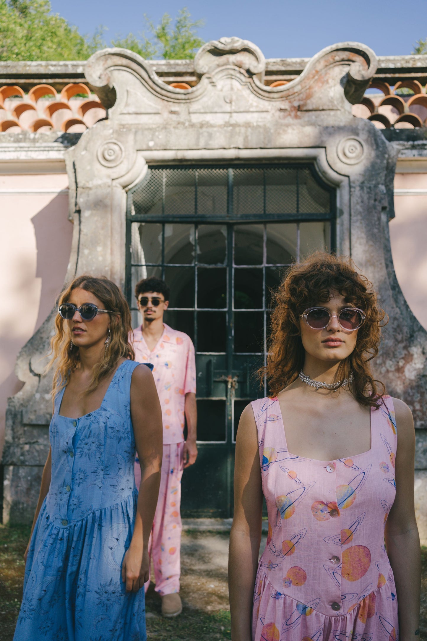 PALLENE maxi dress - PINK VENUS ET SATURNE